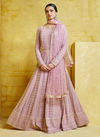 Dark Pink Colour Latest Fancy Designer Festive Wear Georgette With Heavy Work Stylish Readymade Gown Collection 2091